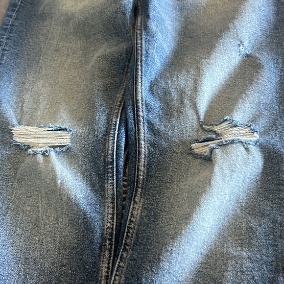 Low Rise Ripped Cuffed Up Jeans - Picture 5 of 8